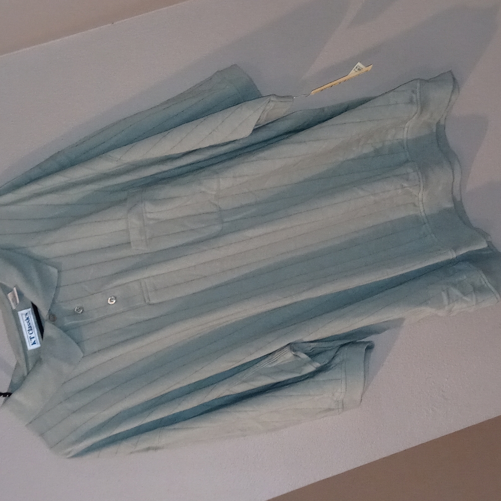 KT Classics Green Polo Short Sleeve Shirt 4x New